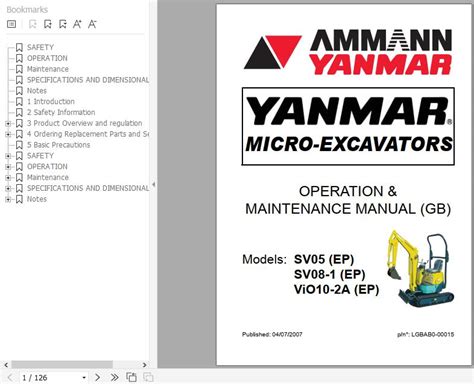 yanmar 3t mini excavator|yanmar mini excavator operator's manual.